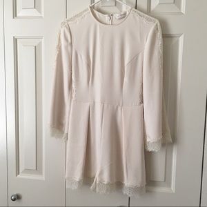 Zimmerman cream and lace romper XS